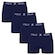 Kit 4 Cuecas Boxer Polo Wear Basic Infantil AZUL