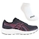 Tênis Feminino Asics Ugoki + 1 Par de Meia AZUL ESC/ROSA