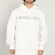 Blusão de Moletom Masculino Quiksilver Canguru Word Block com Capuz BRANCO