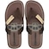 Chinelo Danper Premier Estampa com Dedo Masculino MARROM/PRETO