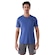 Camiseta Masculina New Balance Active Logo AZUL ESC/CINZA