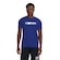 Camiseta Masculina New Balance Box Performance AZUL/CINZA