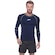 Camiseta Masculina Speedo Manga Longa Run Performance AZUL ESCURO