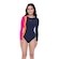 Maiô Infantil Speedo Manga Longa Classic Tricolor AZUL