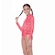 Maiô Infantil Speedo Manga Longa Tropical Sea ROSA