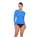 Camiseta Feminina Speedo Manga Longa Proteção UV50 AZUL