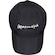 Boné Quiksilver Rushed Logo DNA Aba Curva PRETO