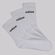 Kit 3 Pares de Meia Cano Alto adidas Lin Crew Unissex BRANCO