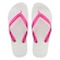 Chinelo Havaianas Tradicional de Dedo Feminino BRANCO/ROSA