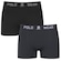 Kit 2 Cuecas Boxer Polo Wear Basic Infantil PRETO/CINZA