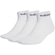 Meia Masculina Adidas Linear Ankle 3 Pares BRANCO/PRETO
