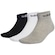 Meia Masculina Adidas Linear Ankle 3 Pares CINZA/PRETO