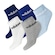 Kit 5 Pares de Meias Sortidas adidas Ankle Linear Pack Infantil Tamanho 32 ao 34 BRANCO