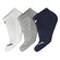 Kit Com 3 Pares de Meia Babolat Invisible Pack Tamanho 47 ao 49 Masculino AZUL/BRANCO