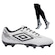 Chuteira de Campo Adulto Umbro Brave + 1 Meião BRANCO/PRETO