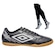 Chuteira de Futsal Adulto Umbro Brave + 1 par de Meião PRETO/BRANCO