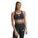 Top Feminino adidas Techfit Suporte Médio PRETO/BRANCO