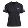Camiseta Feminina Adidas Club 3 Listras Climacool PRETO/BRANCO