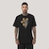 Camiseta Regular MCD Dourado Mão Caveira Masculino PRETO
