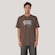 Camiseta Regular MCD Raios Masculino MARROM