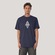 Camiseta Regular MCD Espada Caligrafitti Masculino AZUL ESCURO