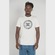 Camiseta DC Shoes Dc Corpo Snow Masculina OFF WHITE
