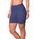 Short Selene sem Costura Canelado Feminino AZUL