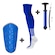 Kit Esportivo Penalty Bomba de Ar SAC 6000 + Meião Matis + Caneleira Matis X AZUL