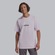 Camiseta Adidas Logo Linear Lilás ROXO