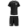 Kit Infantil Camiseta Braziline Taça + Bermuda Botafogo PRETO/BRANCO