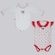 Body São Paulo Heart e Shield FutFanatics - 2 Unidades - Infantil BRANCO