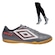 Chuteira Futsal Adulto Umbro Fast Ii + 1 Meião CINZA/BRANCO
