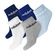 Meia Infantil Adidas Ankle Linear - 29 ao 31- 5 Pares Sortidos BRANCO