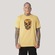 Camiseta Regular MCD Caveira Camuflado Masculino AMARELO