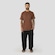 Camiseta Basics Saturno Masculino MARROM