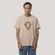 Camiseta Regular MCD Pipa Vitral Textura Masculino BEGE