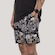 Shorts com Elástico MCD Caveiras e Rosas Masculina PRETO