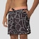 Shorts De Elástico Lost Barded Wire Masculino PRETO