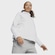 Blusão de Moletom Feminino Puma com Capuz Evostripe BRANCO