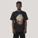 Camiseta Regular MCD Pipa Pássaro Bailon Masculina PRETO