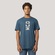 Camiseta Regular MCD Desfocada Masculina AZUL