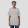 Camiseta Lost + Smurfs Mushroom Masculina CINZA MESCLA