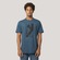 Camiseta Regular MCD Santa Reticulada Masculina AZUL