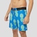 Bermuda Água Lost Alien Artifact Masculina AZUL