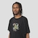 Camiseta Lost + Smurfs Saturn Masculina PRETO