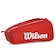 Raqueteira Wilson Super Tour 6Pk VERMELHO