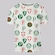 Camiseta do Palmeiras FutFanatics Logos Masculina BRANCO