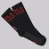 Meia Cano Alto do Flamengo FutFanatics Performance Unissex PRETO