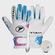 Luva de Futebol Poker Profissional Infinity II Unissex BRANCO/ROSA