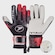 Luva de Futebol Poker Profissional Infinity II Unissex PRETO/VERMELHO